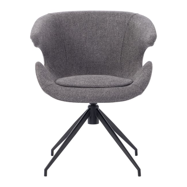Chaise repas accoudoir tissu - ZAGO