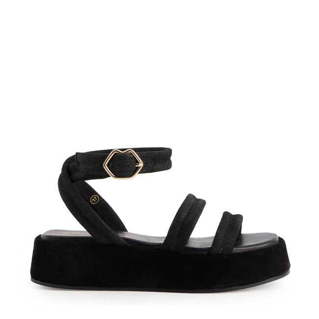 Sandales En Cuir Gorga Cuir Suede - BONS BAISERS