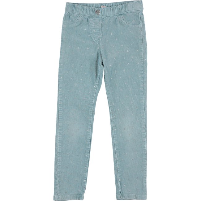 Pantalon velours - Très bon état vert <span itemprop=