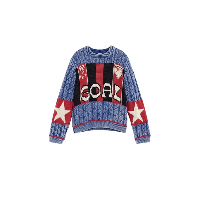 Pull à boutons Mickey™ bleu <span itemprop=