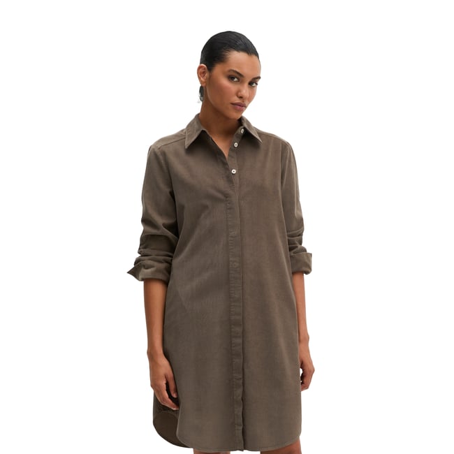 Robe chemisier large en qualité velours côtelé - MARC O'POLO