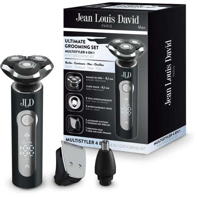 Tondeuse barbe Ultimate Grooming Set 4 en 1 - JEAN LOUIS DAVID