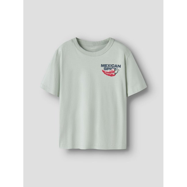 T-Shirt Coton biologique vert - pale aqua <span itemprop=