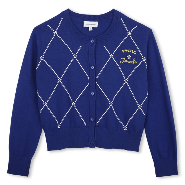 Cardigan en tricot amiral <span itemprop=