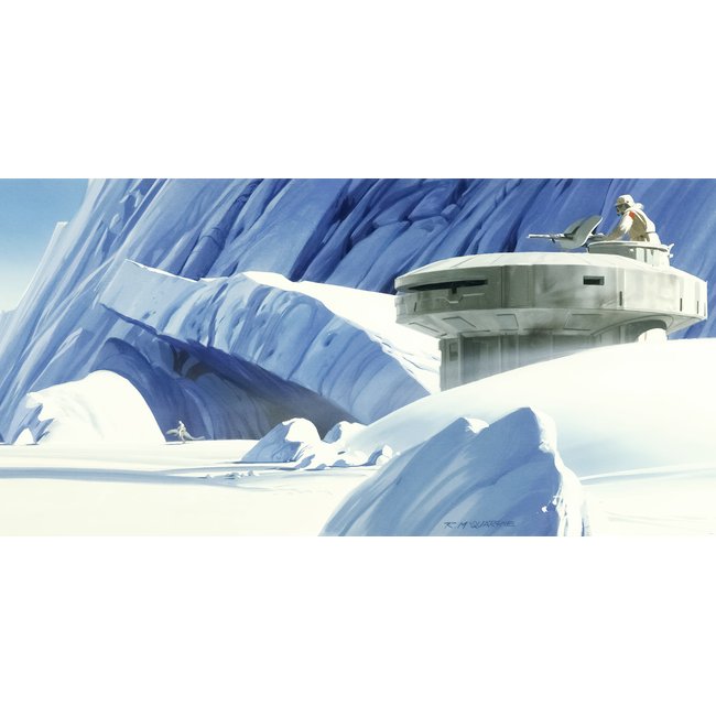 Papier peint Komar - Star Wars Classic RMQ Hoth Echo Base - 500 x 250 cm Couleur bleu <span itemprop=