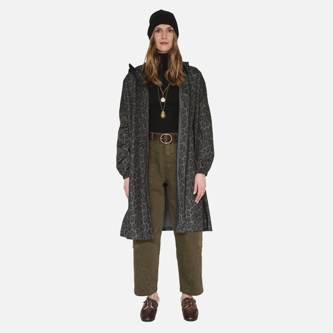 Manteau MARGOT kaki <span itemprop=