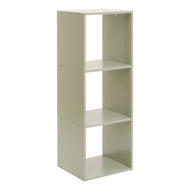 Étagère enfant 3 cases modulable MIX'N MODUL Couleur vert <span itemprop=