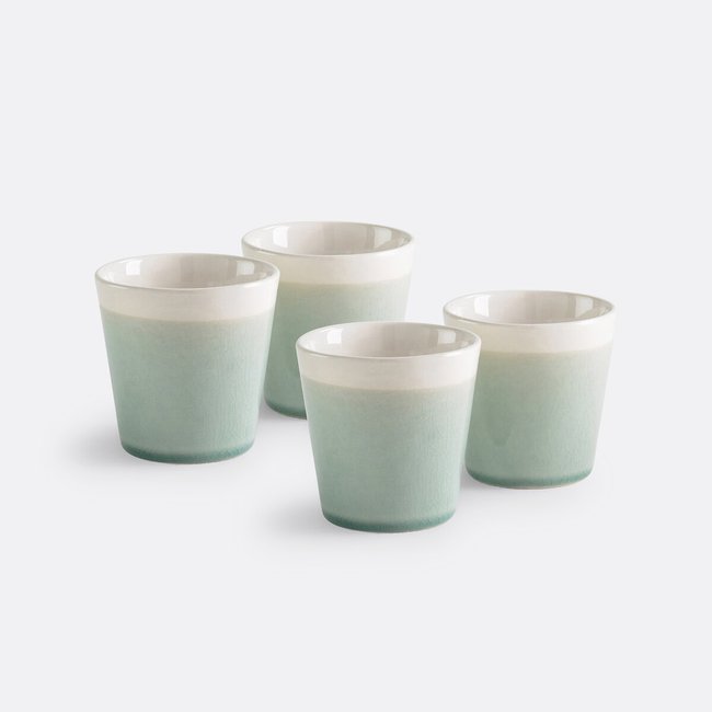 Confezione da 4 tazze di caffè effetto screpolatura, GOGAIN - LA REDOUTE INTERIEURS