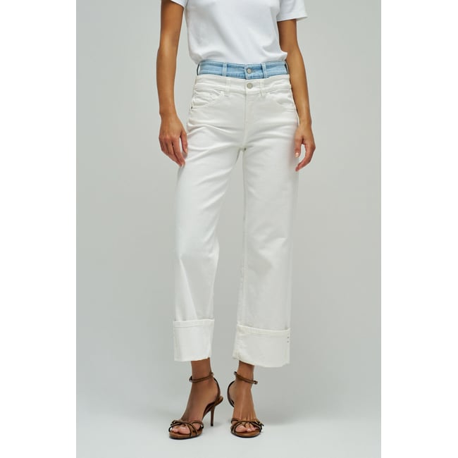 JEAN FAITH PUSH IN STRAIGHT beige <span itemprop=