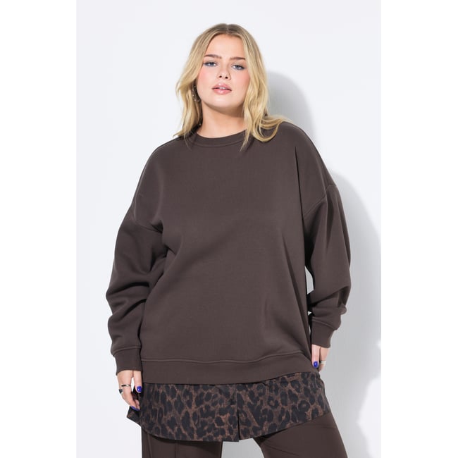 Sweat-shirt oversize, base chemisier arrondie - STUDIO UNTOLD