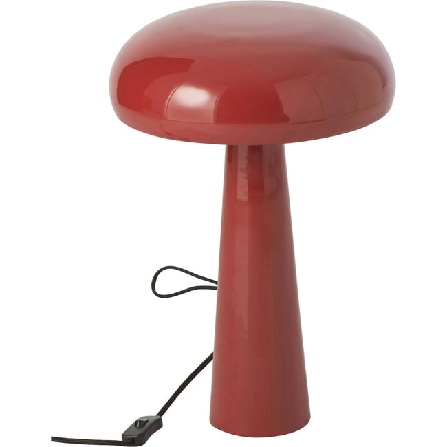 Lampe de table en fer style pop Couleur rouge foncé <span itemprop=