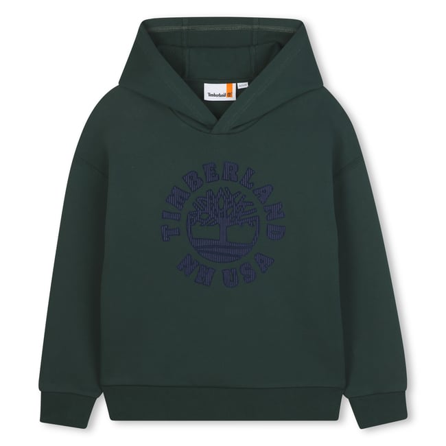 Sweat à capuche en polaire bottle green <span itemprop=