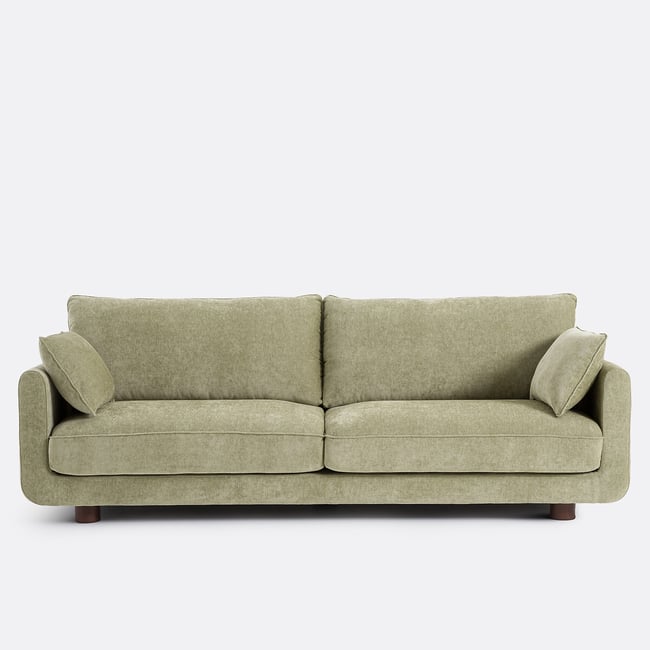 Canapé droit 2, 3, 4 ou 5 places, en polyester chiné, EMILIO  - LA REDOUTE INTERIEURS