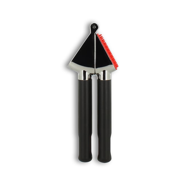 Presse ail en acier inoxydable, DELUXE noir <span itemprop=