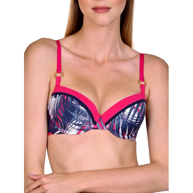 Haut maillot de bain préformé Buenos Aires rose <span itemprop=