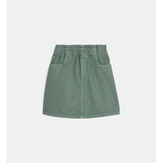 Jupe taturin twi coton bio vert <span itemprop=