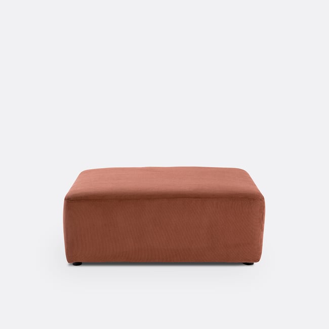Pouf in velluto a coste, Monica - LA REDOUTE INTERIEURS
