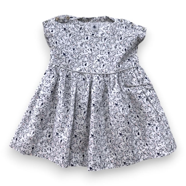 Robe bébé - Très bon état blanc <span itemprop=