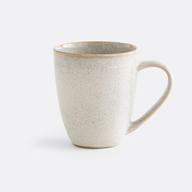 Lot de 4 mugs grès, Soul Couleur gris clair <span itemprop=