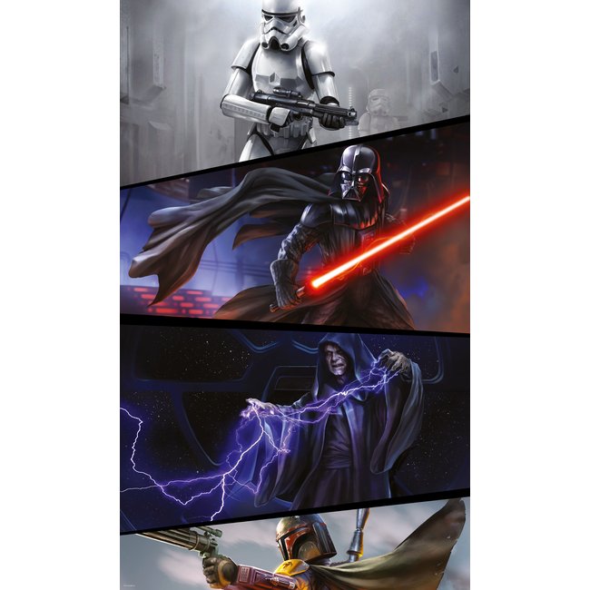 Papier peint Komar - Star Wars Moments Imperials - 120 x 200 cm Couleur multicolore <span itemprop=