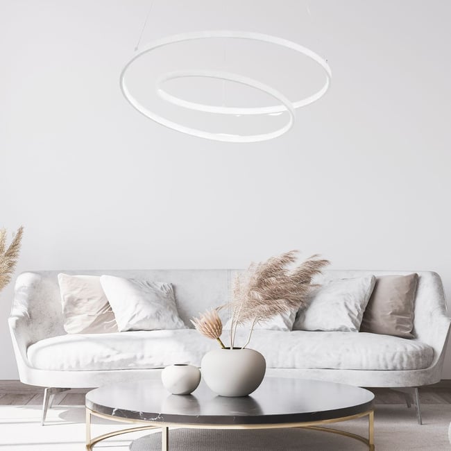Suspension    lumière chaude  OZ - IDEAL LUX
