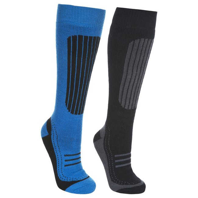 Chaussettes de ski LANGDON noir/bleu <span itemprop=
