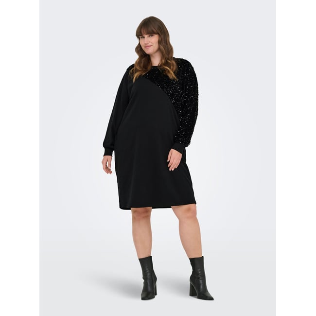 Robe Molletonnée noire - black <span itemprop=
