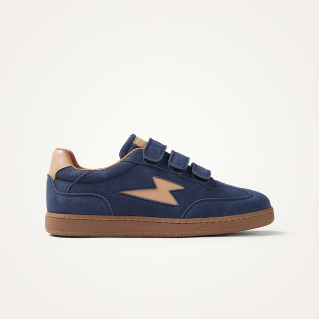 Baskets éclair à scratchs avec semelle retro AURA Emblem - VANESSA WU
