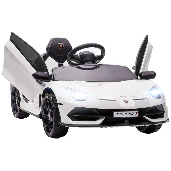 Voiture électrique enfant Lamborghini Aventador roadster SVJ avec télécommande - HOMCOM