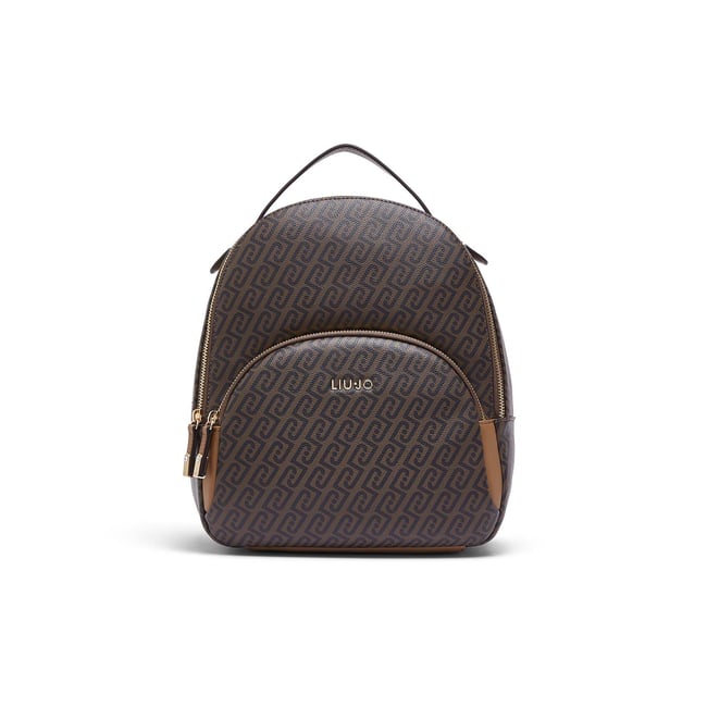 Sac à dos monogramme beige <span itemprop=