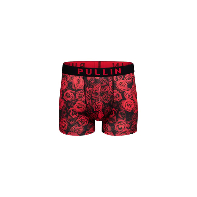 BOXER COURT AMOUR rouge <span itemprop=