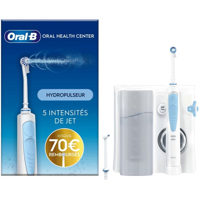Hydropulseur Oxyjet + 2 refills - ORAL B