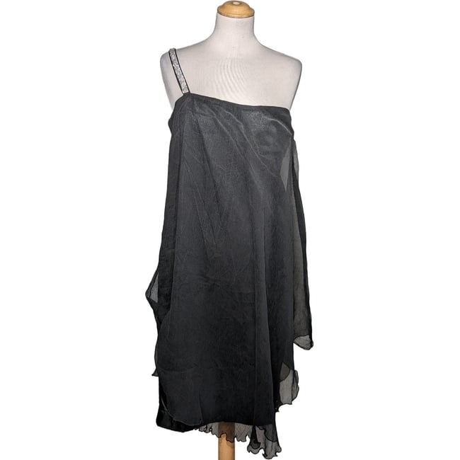 Robe Un Deux Trois - Taille EU 42, Couleur Taupe, Style Jacket Dress, Occasion Très Bon état