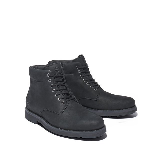 Botas de piel Alden Brook negro <span itemprop=