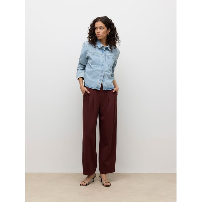 Chemise En Denim light blue denim <span itemprop=