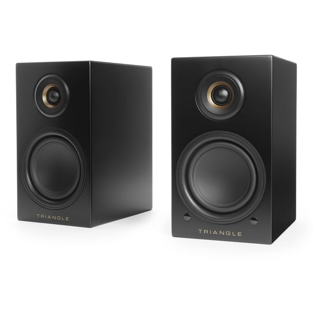 Enceinte bibliothèque active LN01A ELARA NOIR MAT X2 noir <span itemprop=