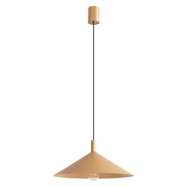 Suspension Acier Doré E27 1 Nox Couleur doré <span itemprop=