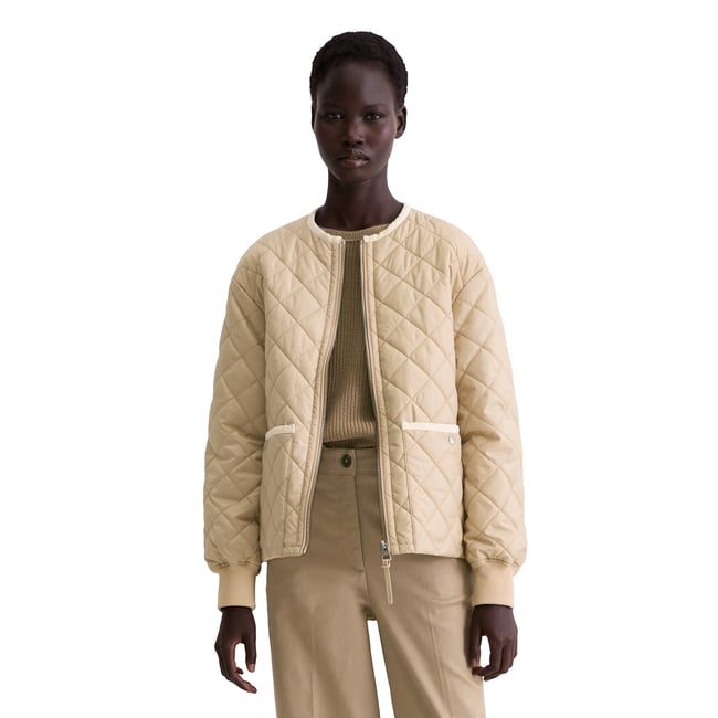 Veste matelassée sans col relaxed en polyester recyclé - MARC O'POLO