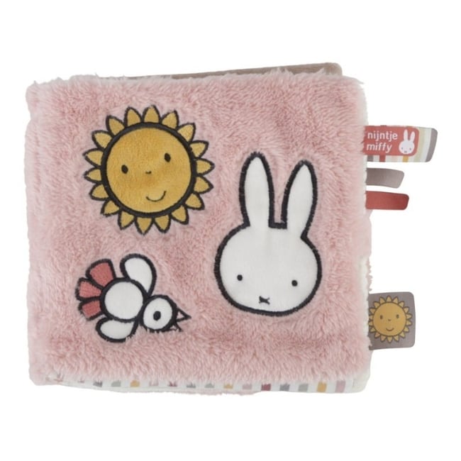 Livre d'éveil - Miffy rose et blanc <span itemprop=