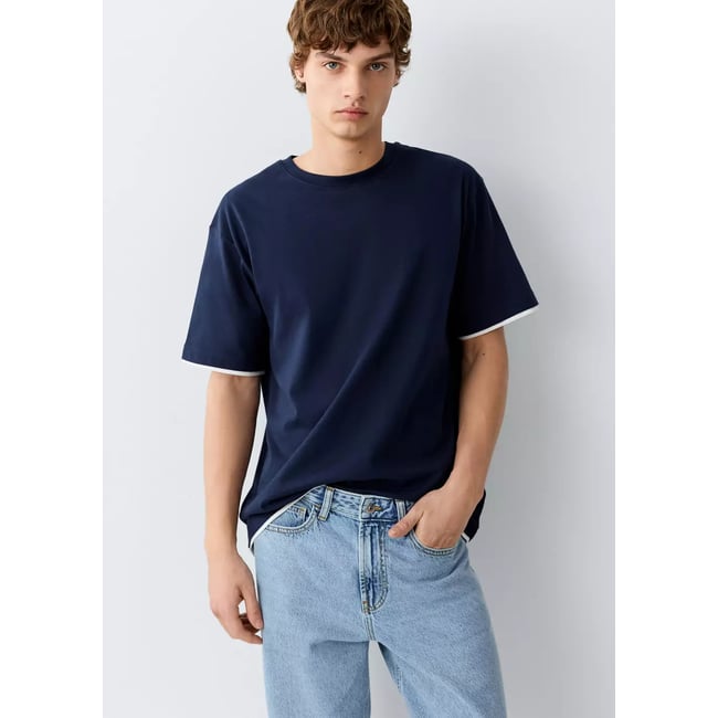 Jean relaxed-fit bleu moyen <span itemprop=