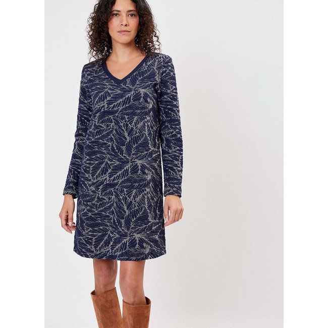 Robe maille évasée à motifs ASDIS - LA FIANCÉE