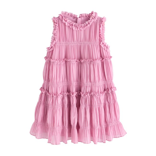Robe de soirée froncée à volants - NEXT