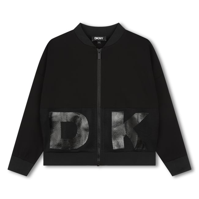 Cardigan zippé black <span itemprop=