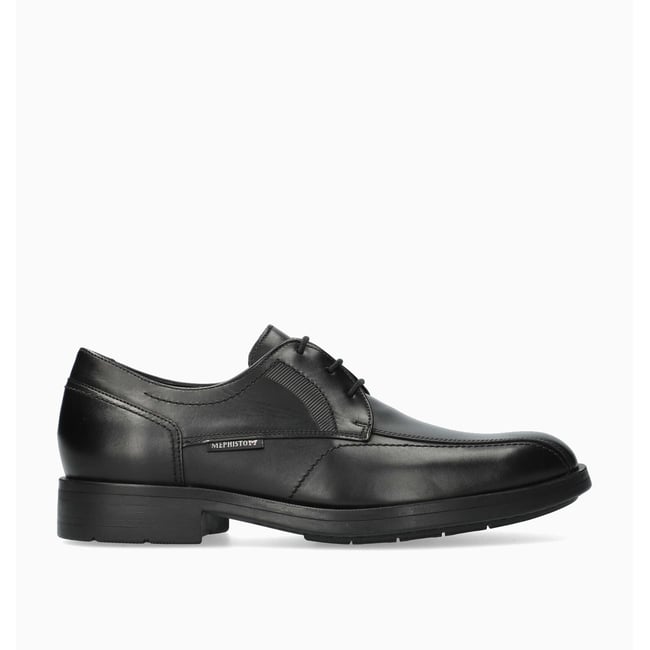 Derbies en cuir SAVERIO noir <span itemprop=