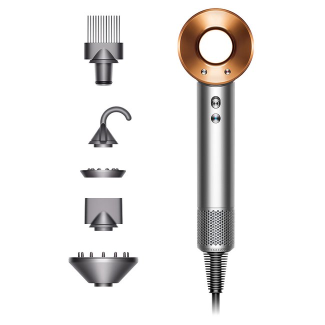 Sèche-cheveux Dyson Supersonic gris/doré <span itemprop=