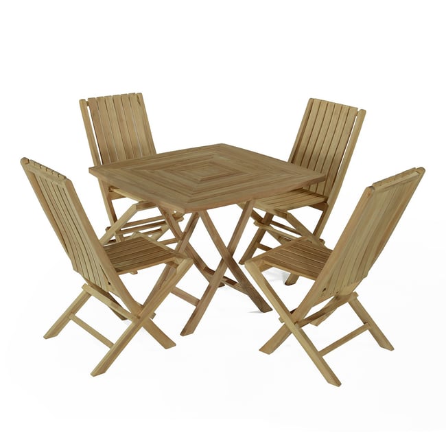 Salon de jardin en teck massif Antibes, 4 places v002237 <span itemprop=