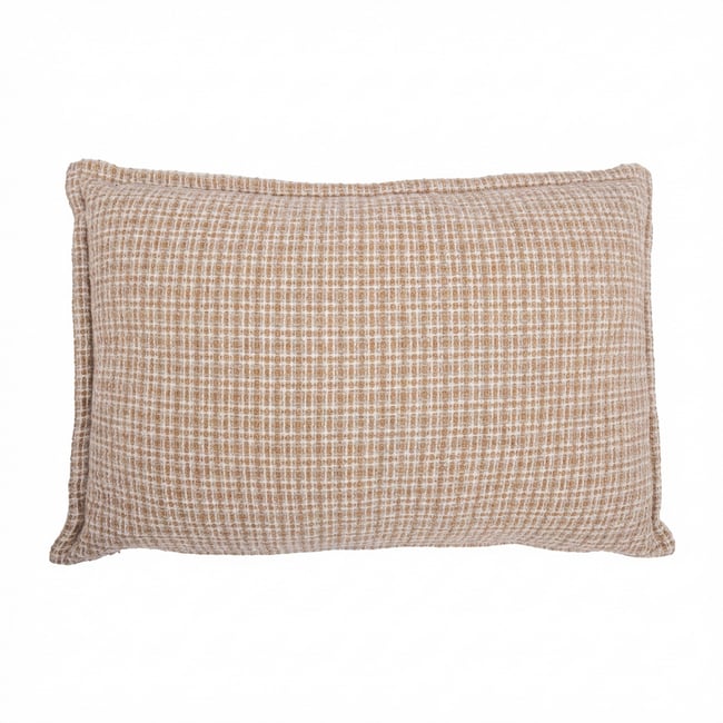 Coussin rectangulaire déhoussable 40x60 cm Coton Violette multicolore <span itemprop=
