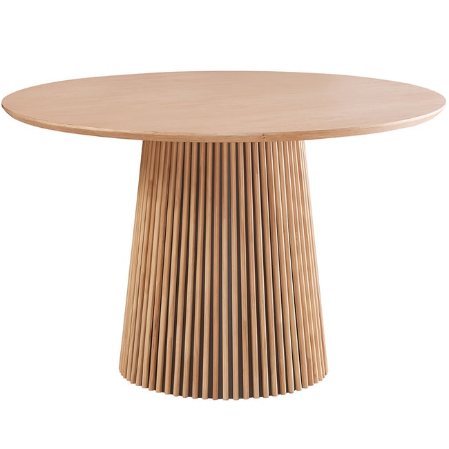 Table à manger ronde en bois 4 personnes - ADA Couleur bois <span itemprop=
