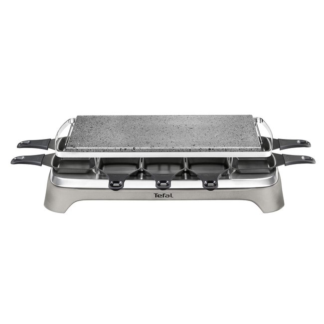 Appareil à raclette et pierrade PR457B12  gris <span itemprop=