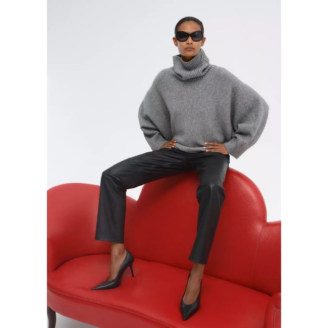 Cape en maille unie - MANGO